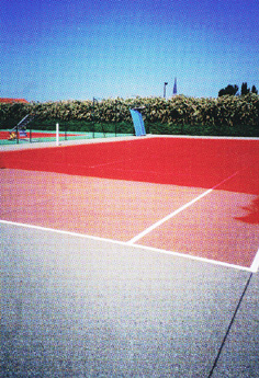 photo du tennis avant peinture