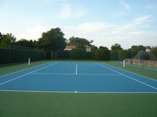 Tennis Renovation BtonPoreux Bleu-Vert